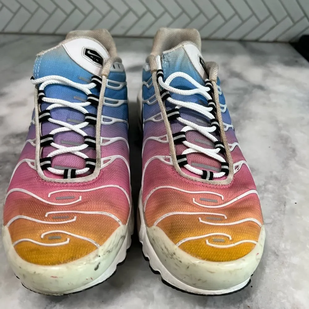 Nike Women’s Air Max Plus TN Popsicle/White Running Shoes 605112-115 size 9